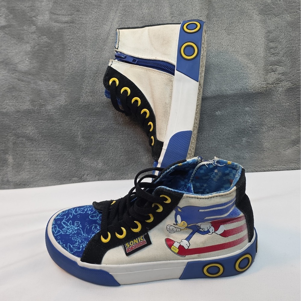 Ground Up Sonic the Hedgehog High-Top Sneakers Kids 12